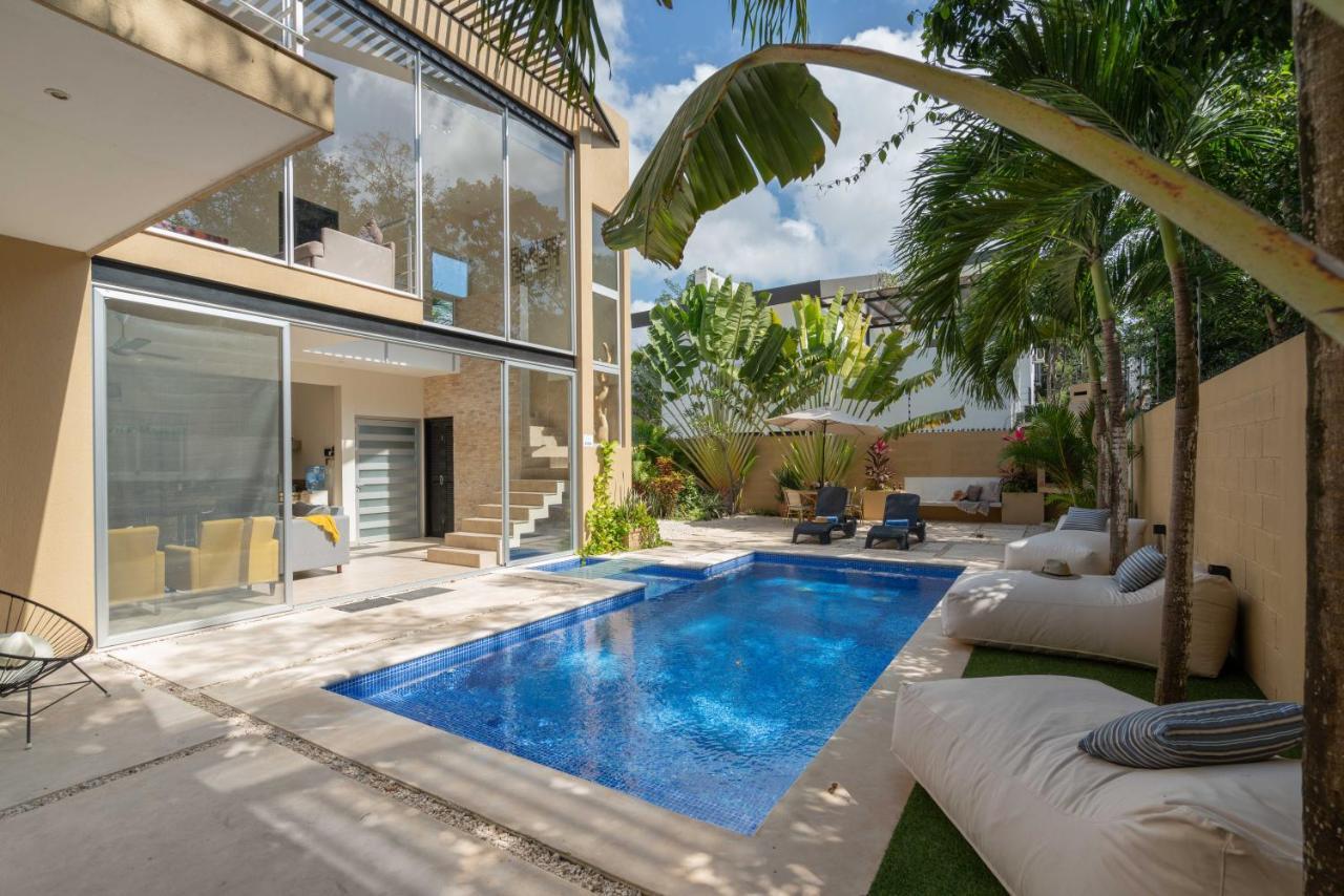 Tulum Private Modern Villa-Pool Beds-Ac-Internet-Parking-Grill Εξωτερικό φωτογραφία