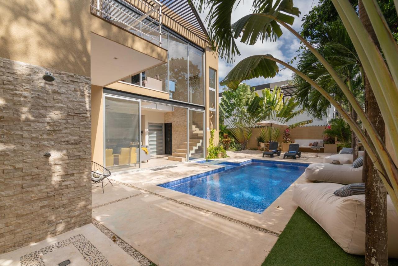 Tulum Private Modern Villa-Pool Beds-Ac-Internet-Parking-Grill Εξωτερικό φωτογραφία