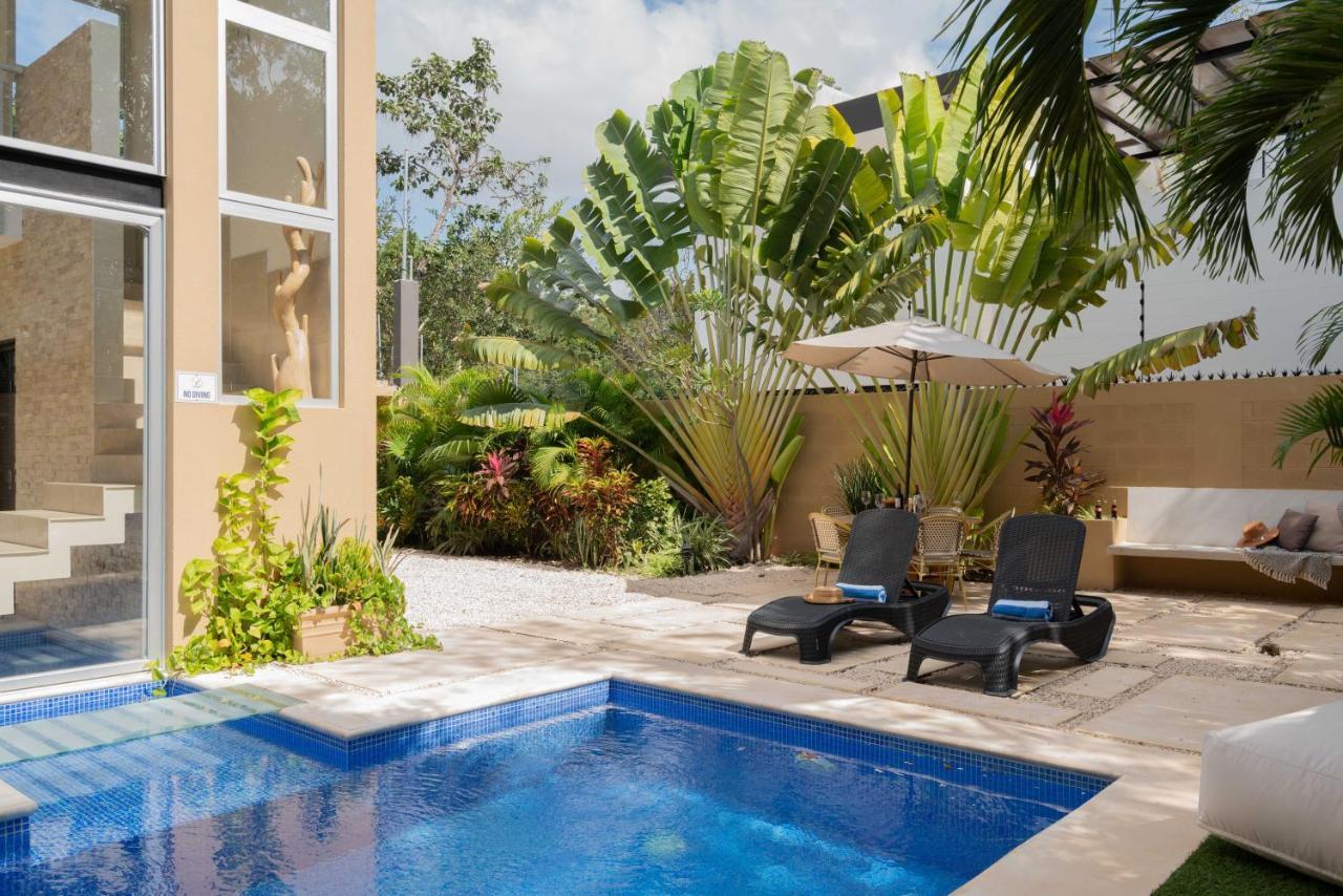 Tulum Private Modern Villa-Pool Beds-Ac-Internet-Parking-Grill Εξωτερικό φωτογραφία