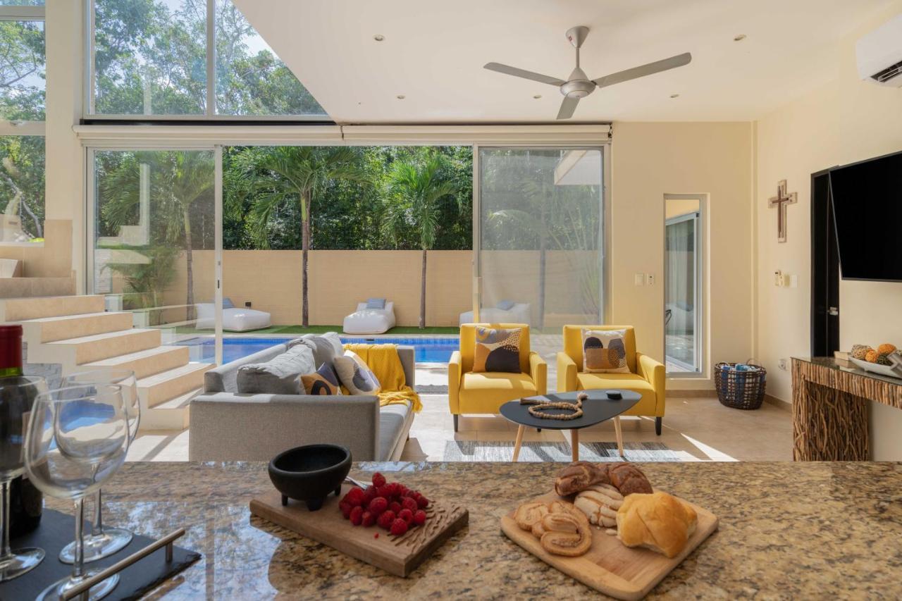 Tulum Private Modern Villa-Pool Beds-Ac-Internet-Parking-Grill Εξωτερικό φωτογραφία