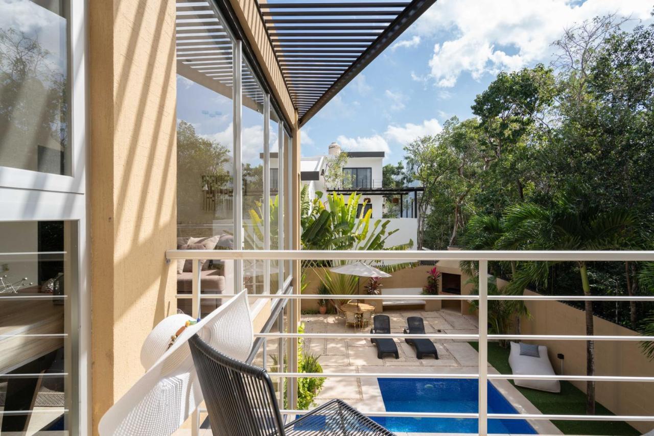 Tulum Private Modern Villa-Pool Beds-Ac-Internet-Parking-Grill Εξωτερικό φωτογραφία