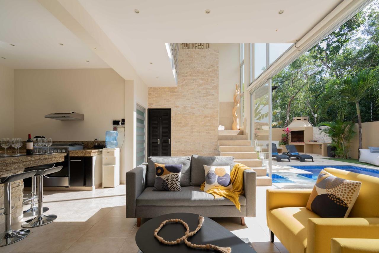 Tulum Private Modern Villa-Pool Beds-Ac-Internet-Parking-Grill Εξωτερικό φωτογραφία