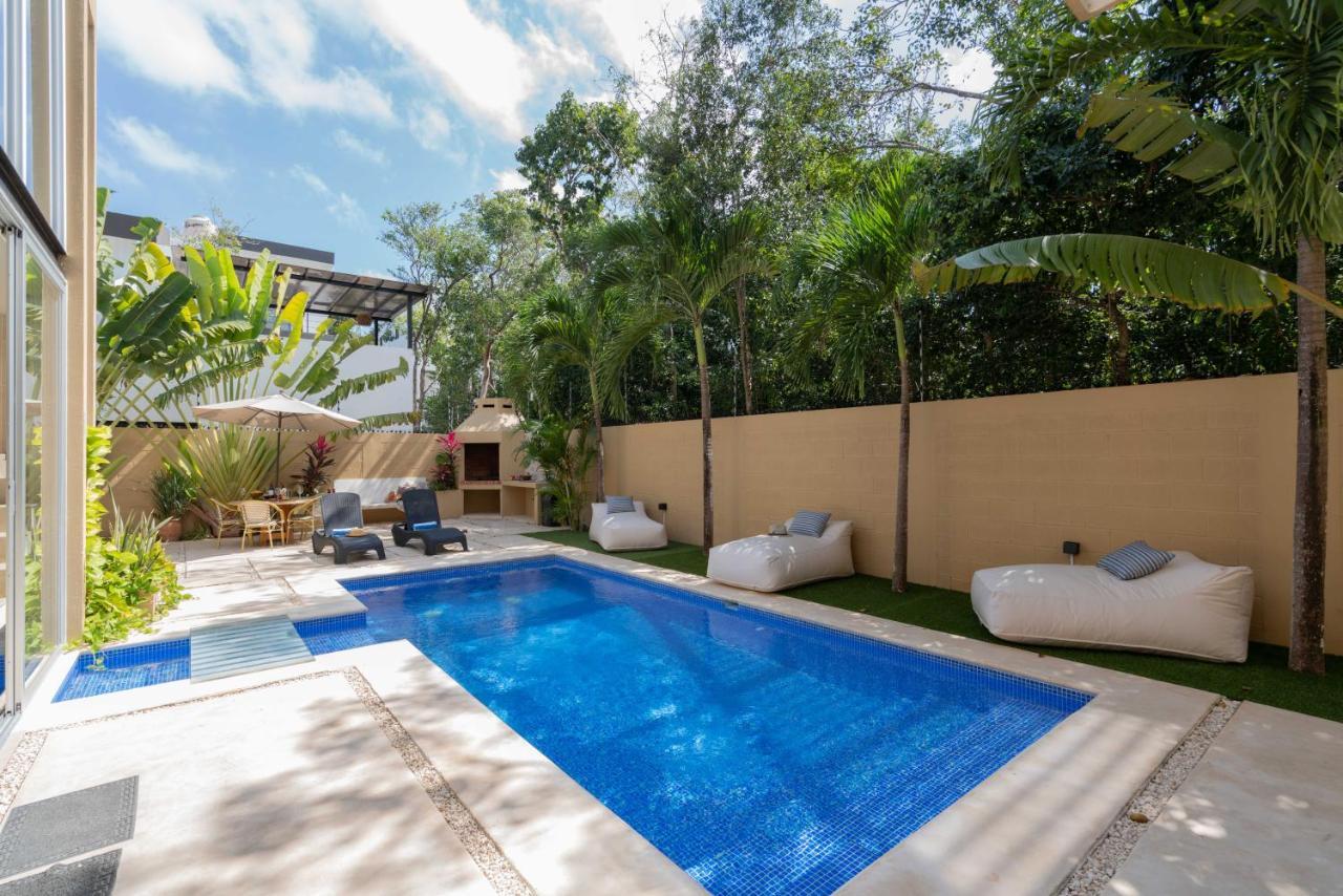 Tulum Private Modern Villa-Pool Beds-Ac-Internet-Parking-Grill Εξωτερικό φωτογραφία